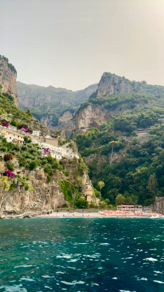Cliffs of the Amalfi Coast.