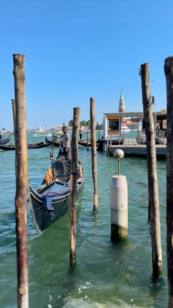 a gondola in Venice