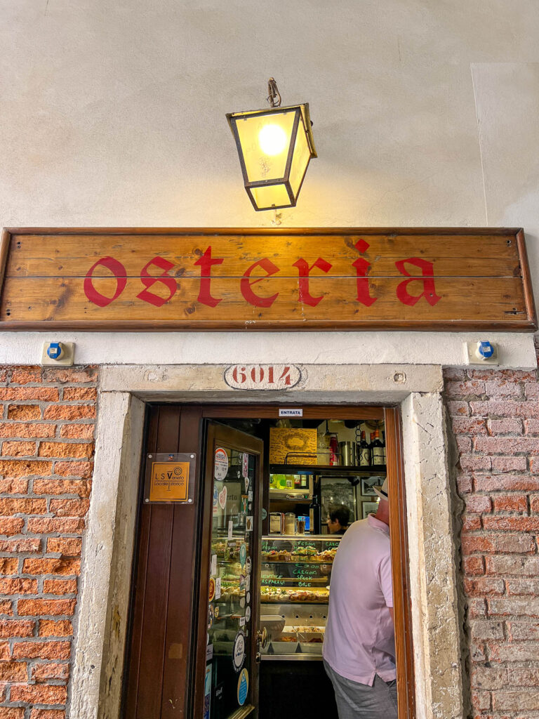 Osteria in Venice