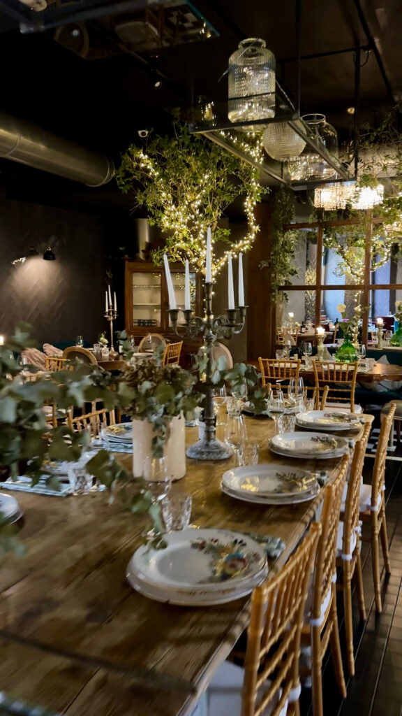 Interiors at Penelope a Casa in Milan