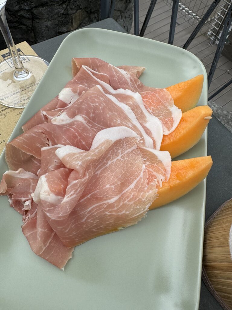 prosciutto with melon